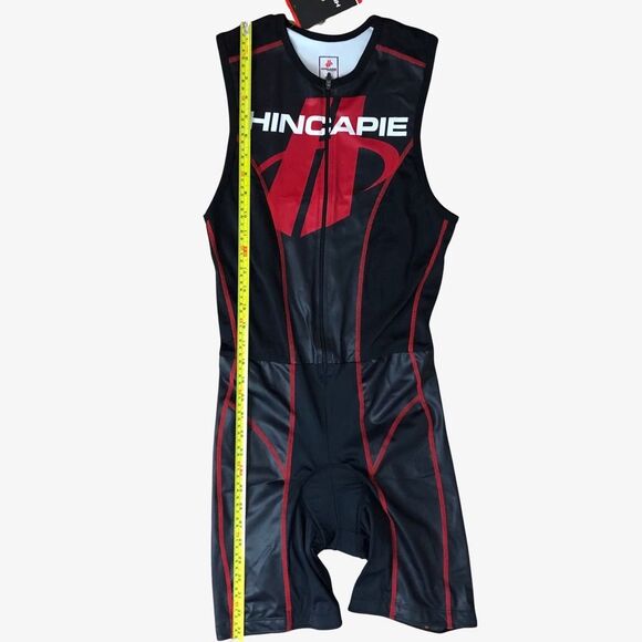 Hincapie Small Flow Tri Skinsuit Water Repellant Cycling Triatholon Duatholon - Picture 8 of 11